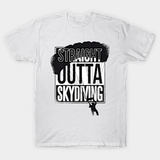 Skydiver Quotes Retro Funny Skydiving Vintage T-Shirt